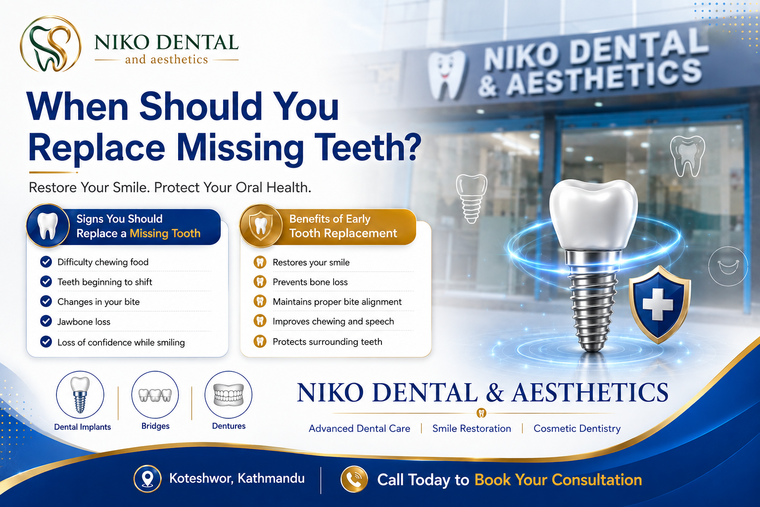 When Should You Replace Missing Teeth?