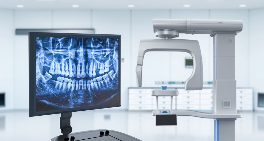 Dentist Reviewing Digital X-Ray